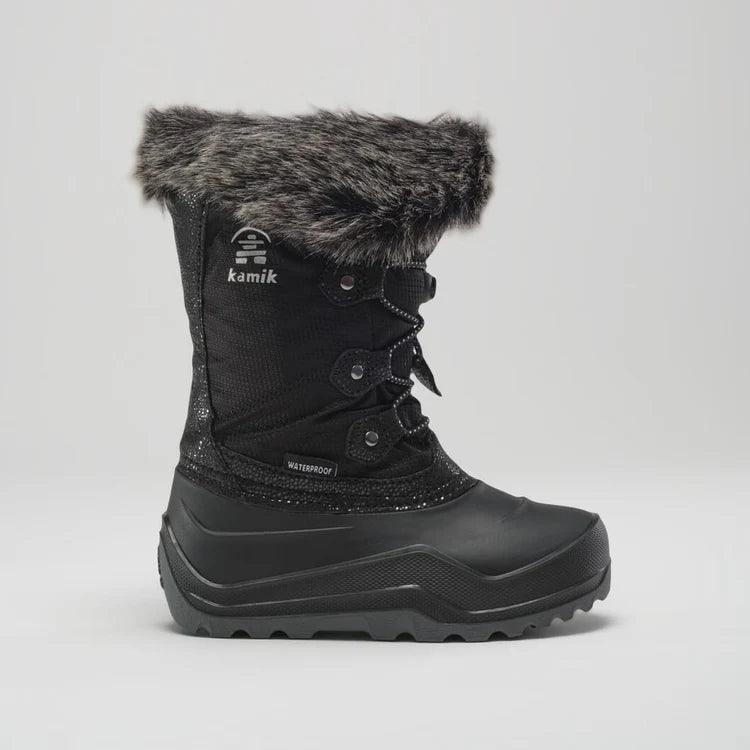 Kamik POWDERY 3 Waterproof Winter Boots for Toddler & Girls - Warm Snow Boots for Kids (Sizes 8T to 7) - Perfect for Snow Play, School & Outdoor Winter Activities