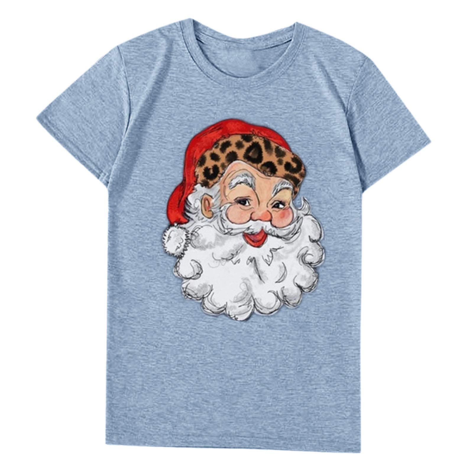 Funny Christmas Shirts for Women - Festive Holiday Sweatshirt with Santa Hats - Matching Family Christmas Tees for Parties & Gifts