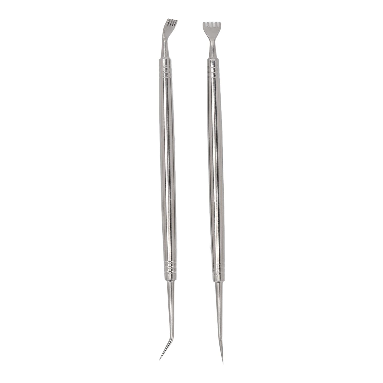 2pcs Professional Stainless Steel Eyelash Lift Perm Tool - Double Head Lash Separator Comb & Curling Tool for Eyelash Extensions | Perfect for Salon, Home Use & DIY Lash Lifting