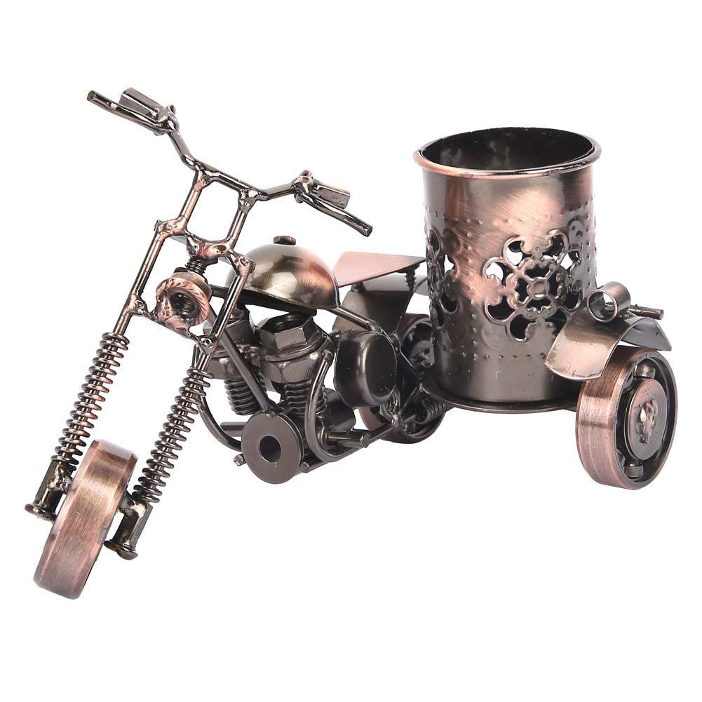 Stylish Motorcycle Model Pen Holder for Desk - Perfect for Home, Office, Bars & Cafes | Unique Gift & Decorative Organizer for Motorcycle Enthusiasts