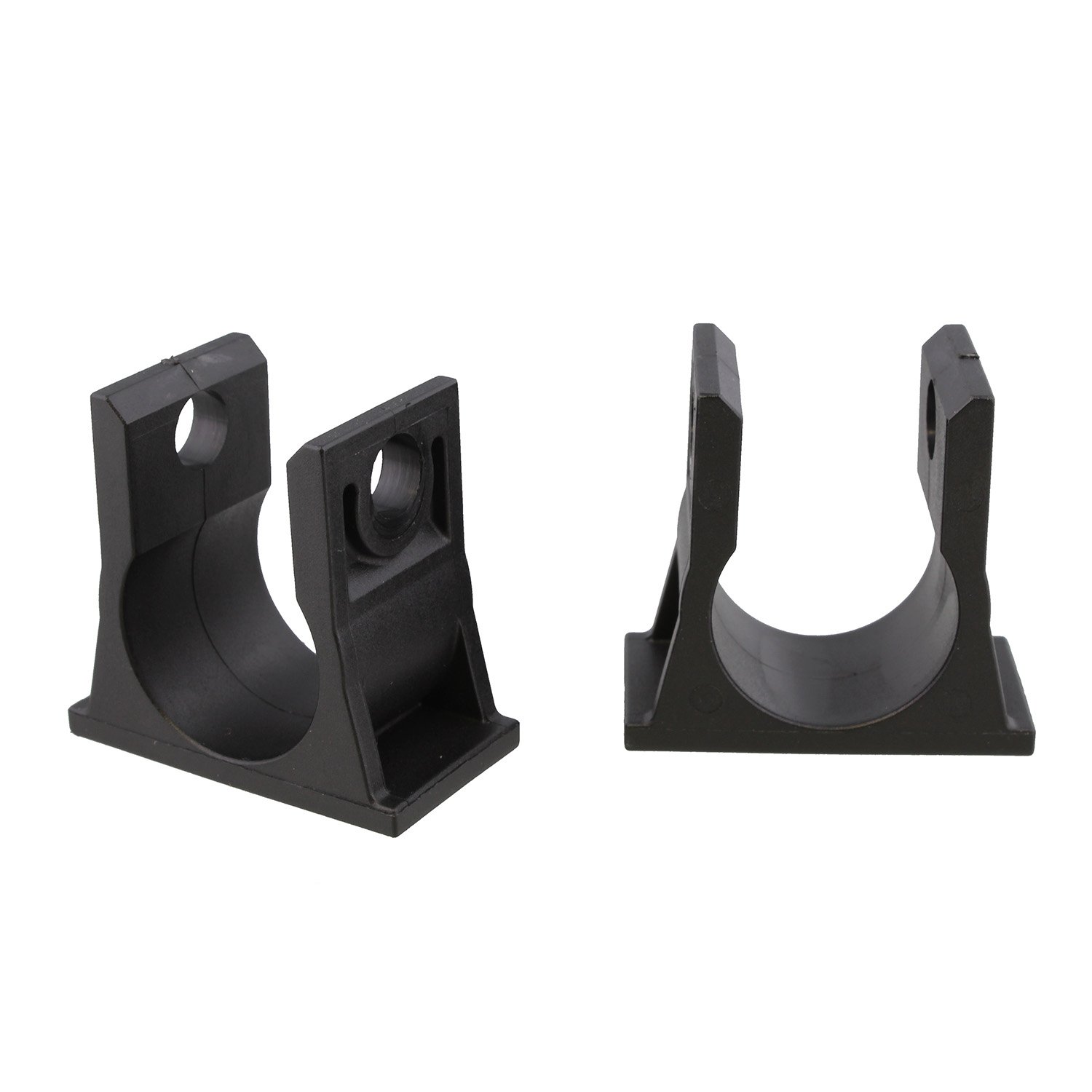 Deadwood Crafted Tools 1-Inch Plastic Hose Clamp System - 2 Pack U-Shaped Pipe Clamps for Plumbing, Electrical & Automotive Use | Durable Bracket Support for Pipes, Wires & Hoses | Perfect for Home Repairs, DIY Projects & Vehicle Maintenance