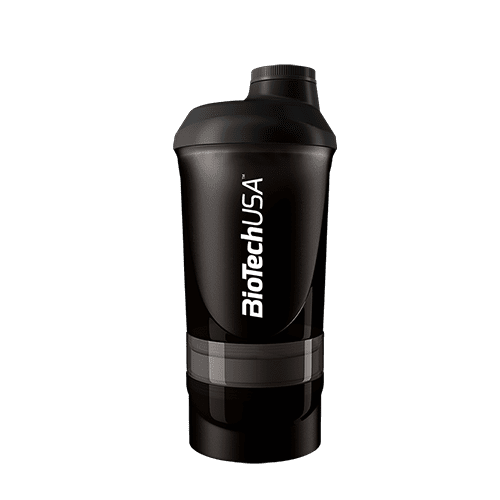 Biotech Wave+ Nano Shaker Bottle - Premium Protein Shaker with Mixing Ball for Gym, Workout & Fitness - Perfect for Protein Powder, Pre-Workout & Post-Workout Drinks