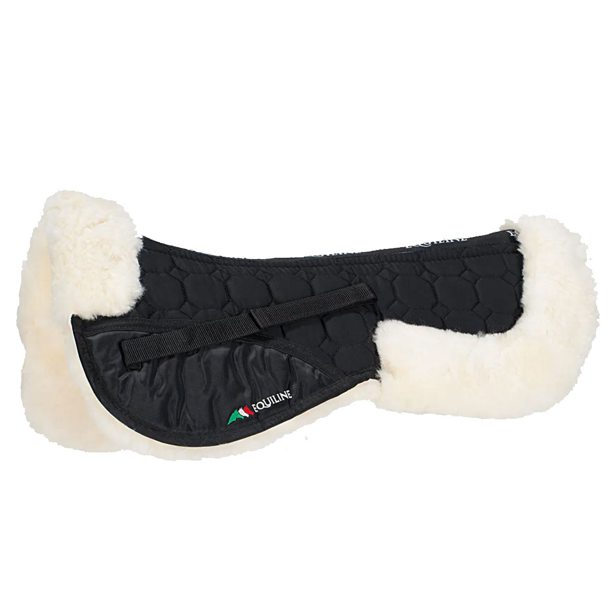 Equiline Argo Sheepskin Half Pad for Horses - Premium Comfort & Support for Riding & Training - Perfect for Dressage, Jumping & Equestrian Sports