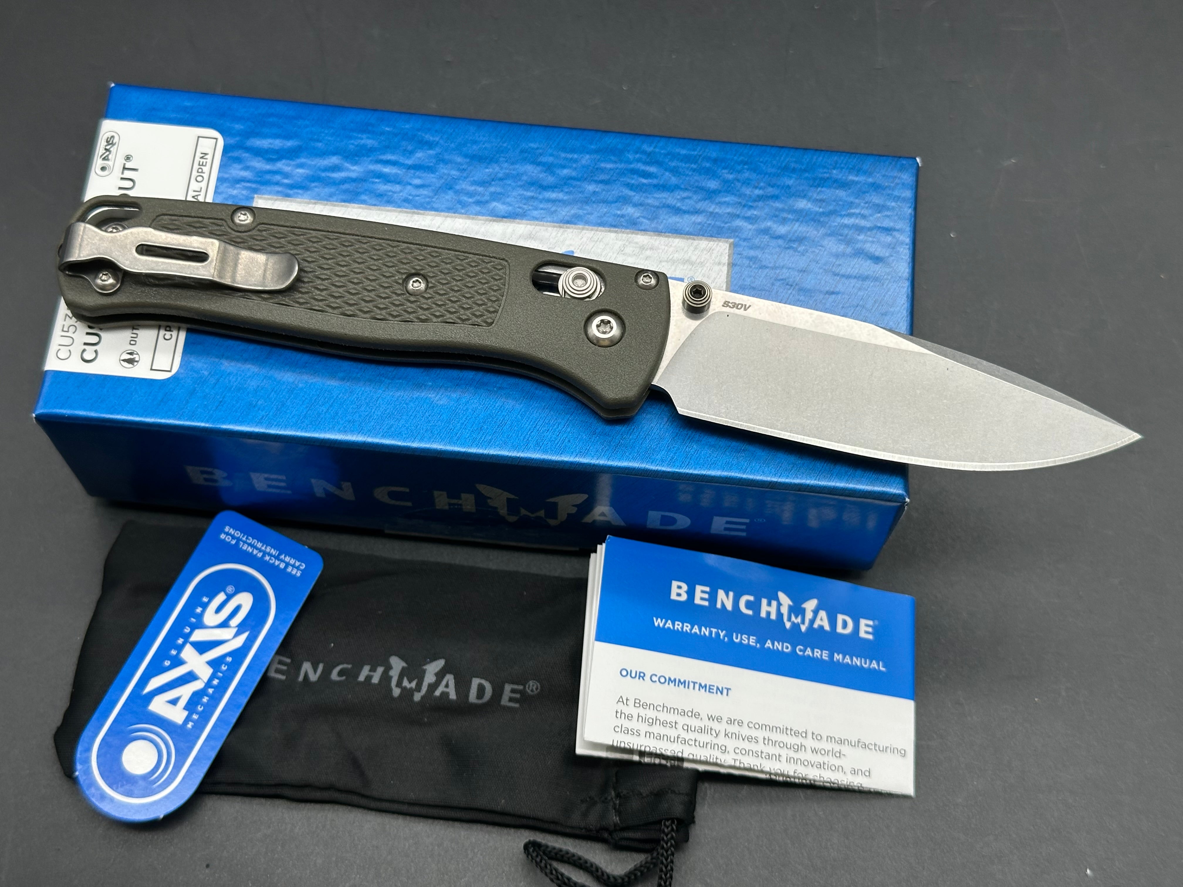 Benchmade Bugout Custom Knife - New 3.24