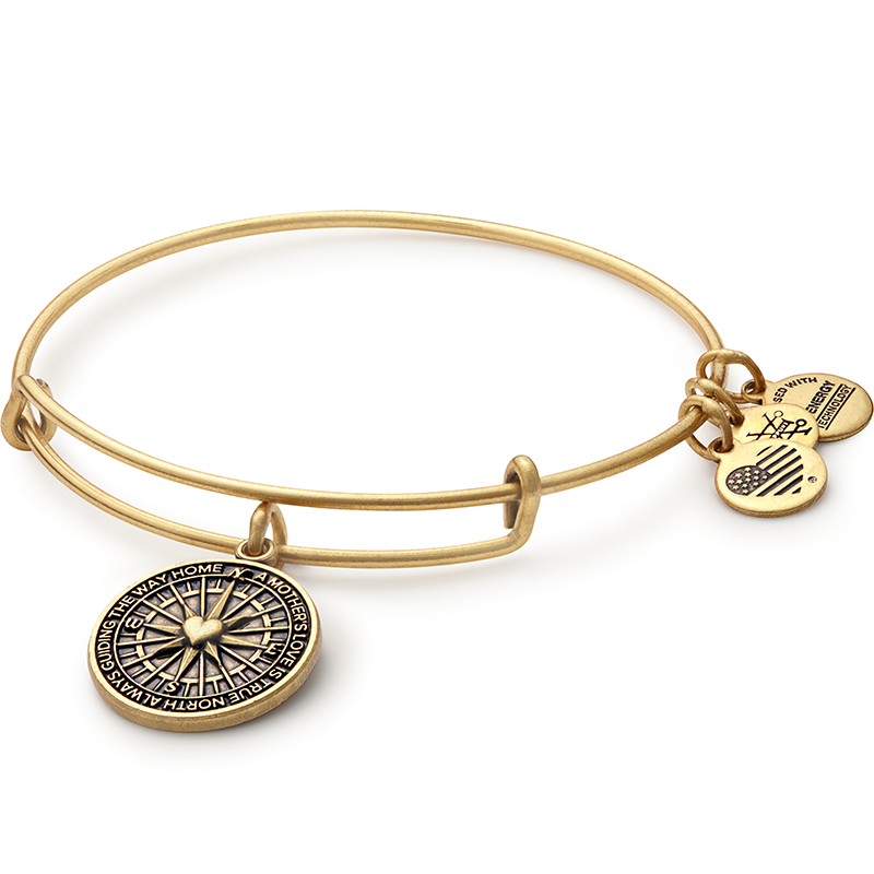 Mother's Love Charm Bangle - Sterling Silver Adjustable Bracelet for Women - Perfect Gift for Mom, Birthday, Anniversary & Mother's Day