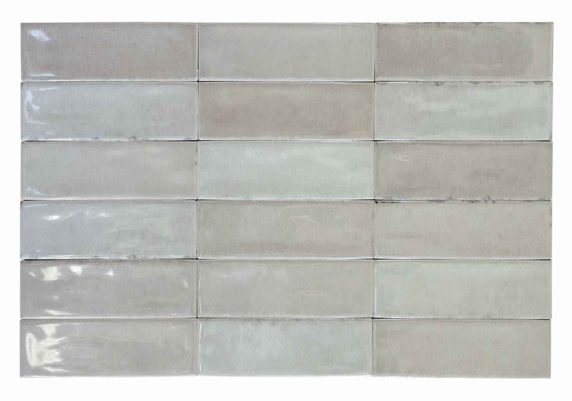 Petite Ville Subway Tile Gray 2x6 - Ceramic Wall & Backsplash Tiles for Kitchen, Bathroom & Shower Renovation