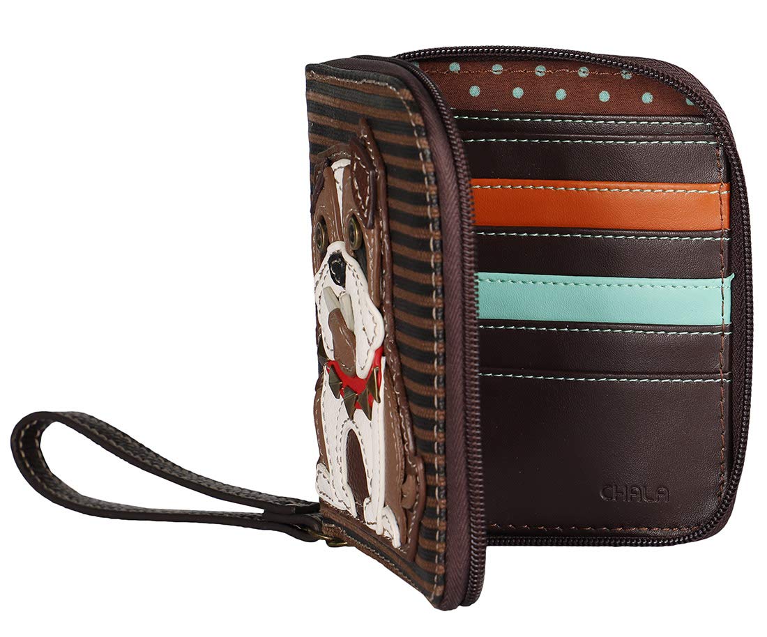 CHALA Zip Around Wallet for Women - Stylish Wristlet with 8 Credit Card Slots & RFID Protection - Durable PU Leather Clutch Purse - Perfect for Everyday Use, Travel, and Shopping