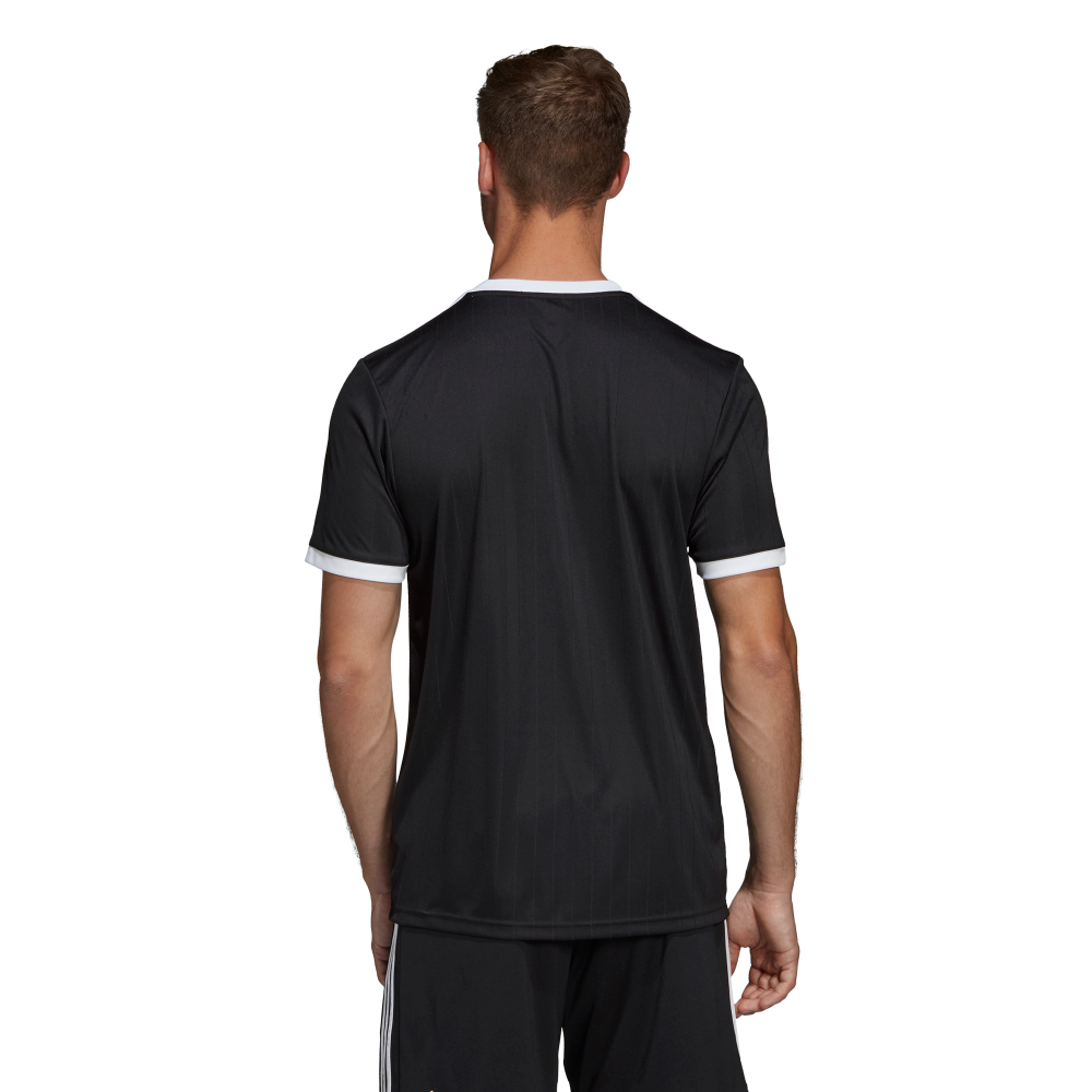 Adidas Youth Tabela 18 Soccer Jersey - Black & White - Lightweight Breathable Football Shirt for Kids - Perfect for Training, Matches & Team Sports