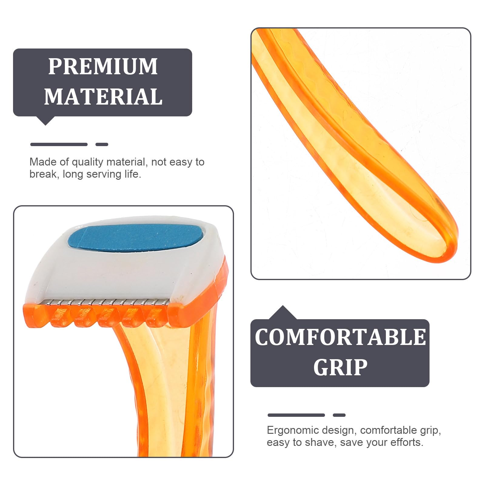 6-Pack Women's Razors for Legs, Arms & Intimate Areas - Smooth & Safe Hair Removal Shaver for Women - Perfect for Travel, Gym & Everyday Use