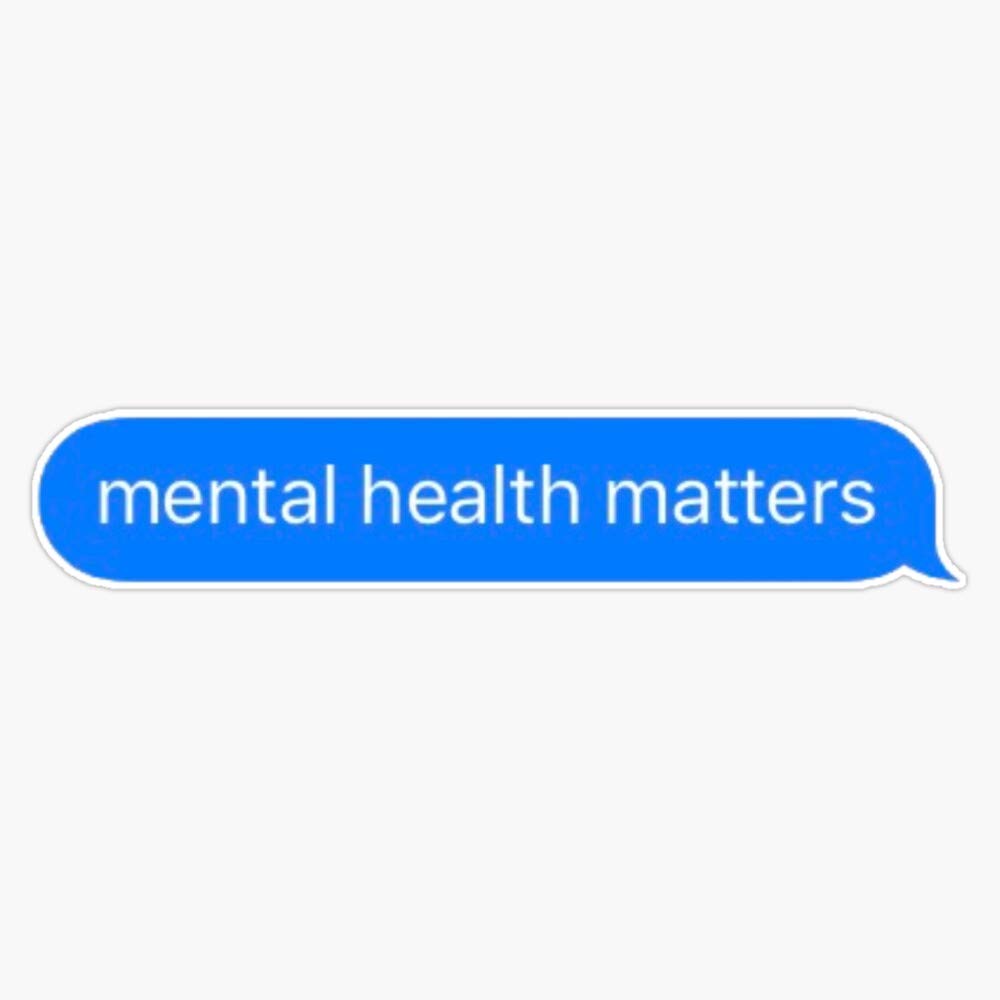 Mental Health Awareness Vinyl Waterproof Sticker - 5