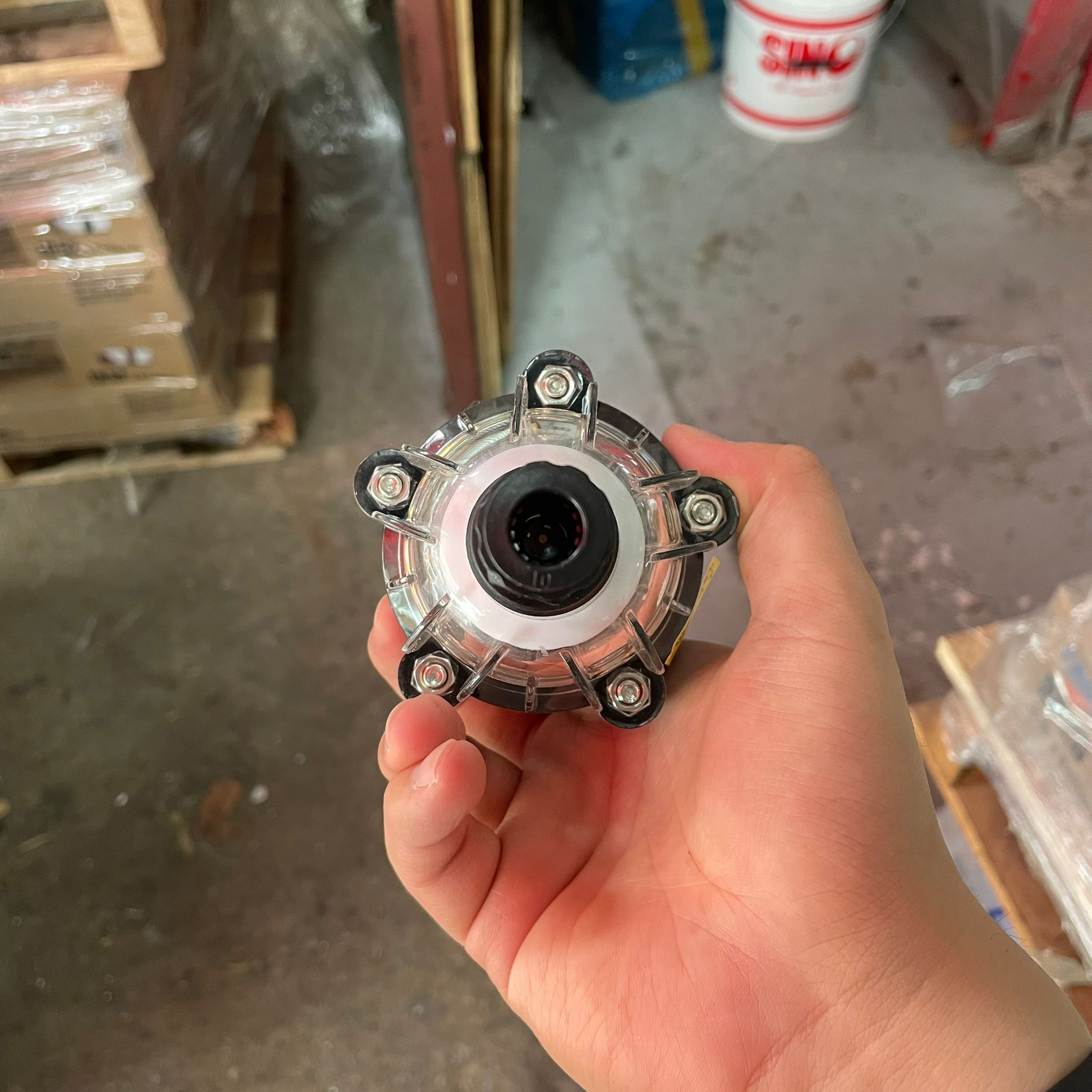1/2 Inch Clear Auto Drain Tank Valve - AF AD CLEAR Model - Perfect for Compressed Air Systems, Water Tanks & Industrial Applications