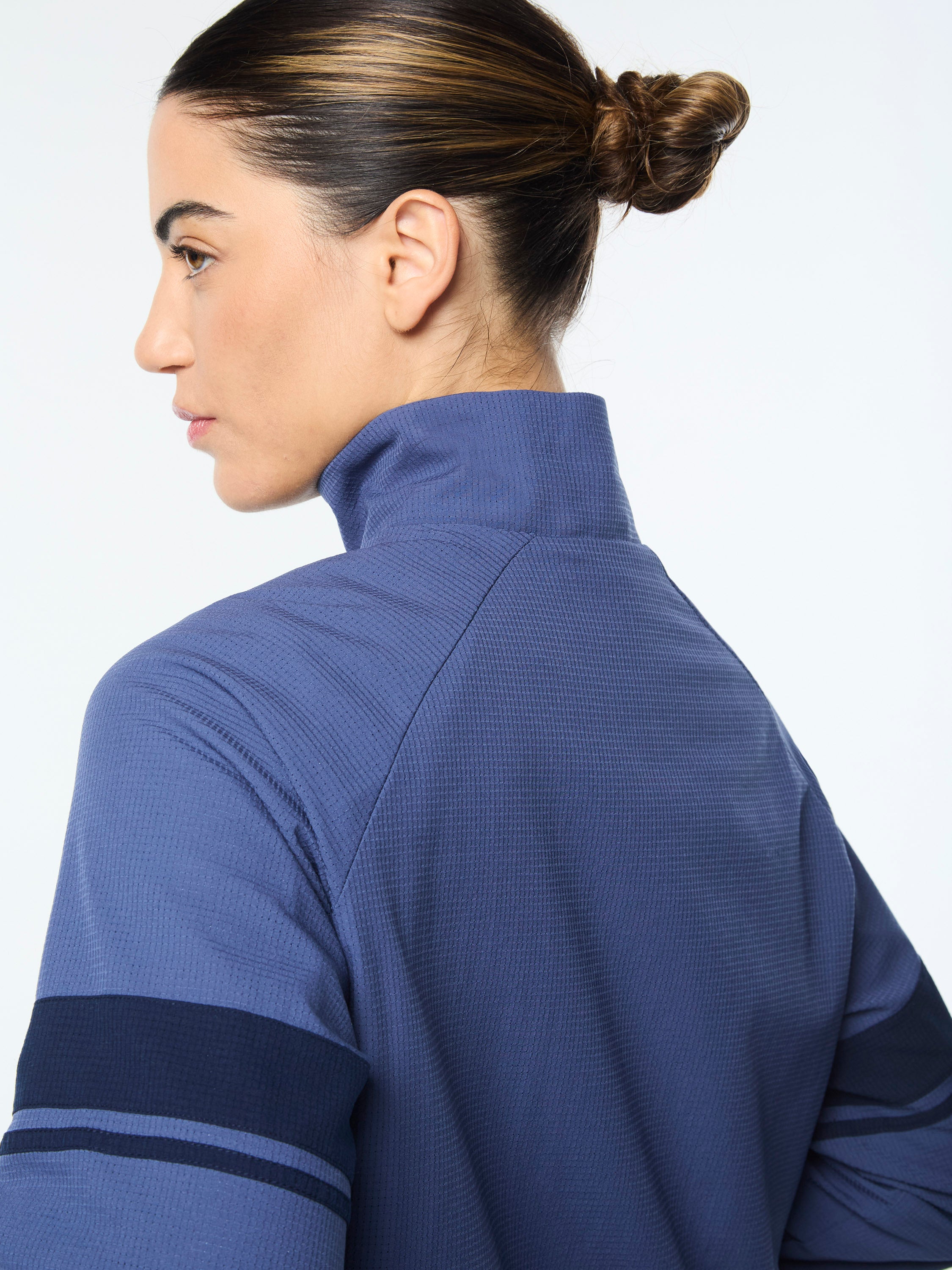 Luna Track Jacket - Blue Indigo Athletic Running Jacket for Women & Men | Lightweight Breathable Windbreaker for Outdoor Jogging, Hiking & Casual Wear