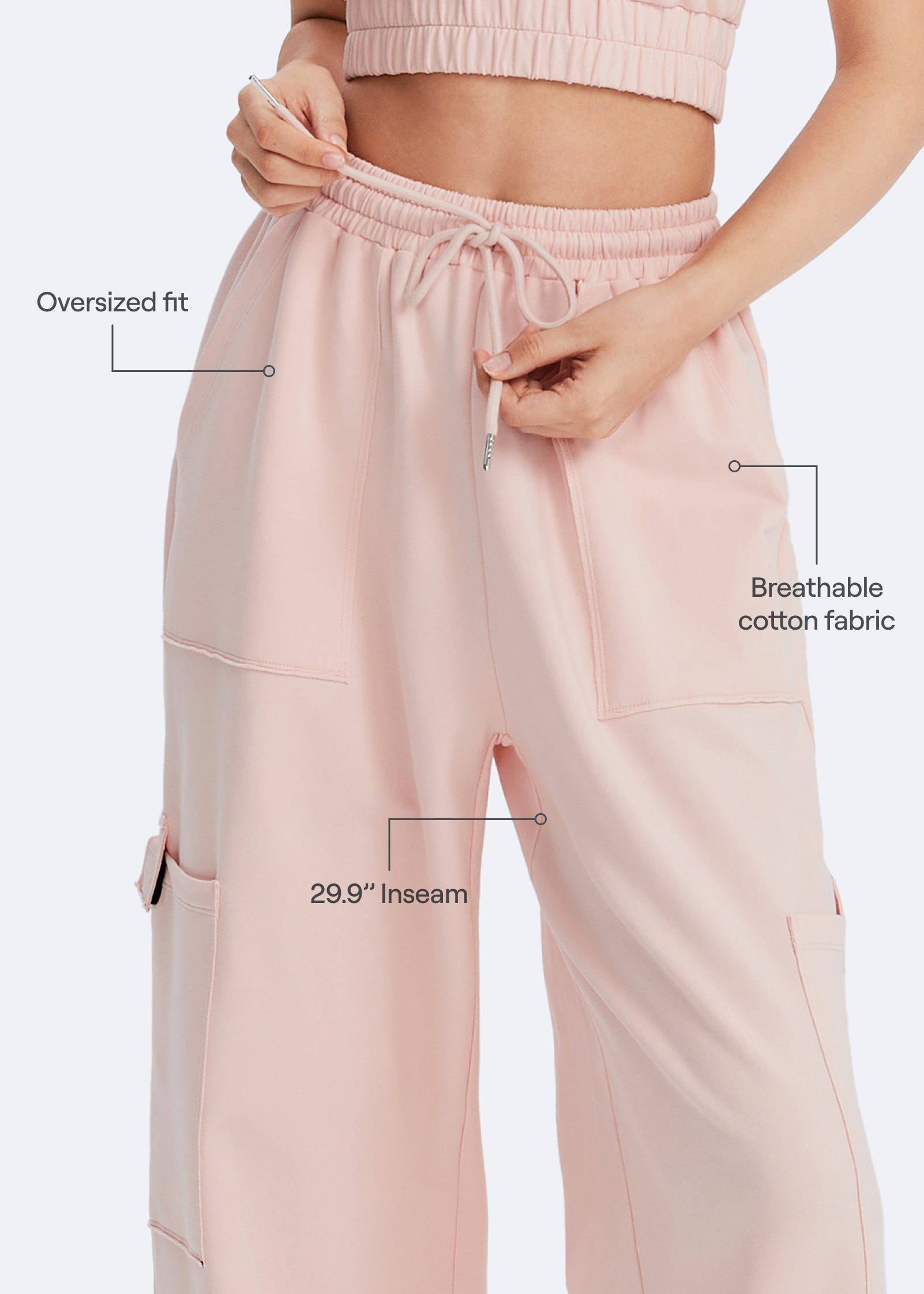 Comfortable Casual Drawstring Waist Sweatpants for Men & Women - Lounge, Yoga, Travel & Home Wear