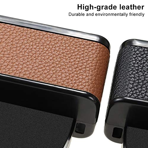 Universal Car Seat Gap Organizer - Multi-Functional Console Side Pocket Storage Box for Phones, Keys & Accessories (Black/Beige) | Fits Between Seats for Neat Car Interior Organization