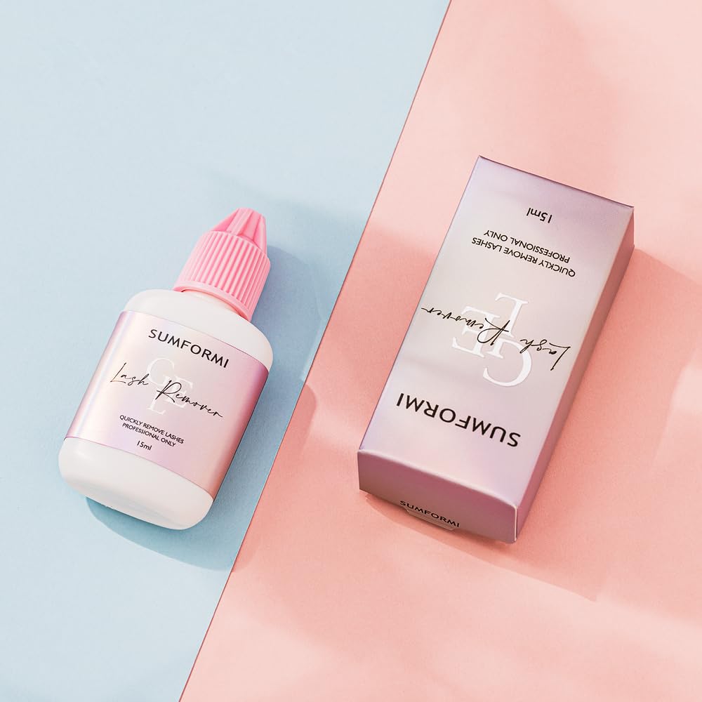 Professional Eyelash Extension Remover Gel - 15ml | Safe & Gentle False Eyelash Remover for Extensions | Lash Cleanser & Individual Lash Removal Solution | Perfect for Salon & Home Use