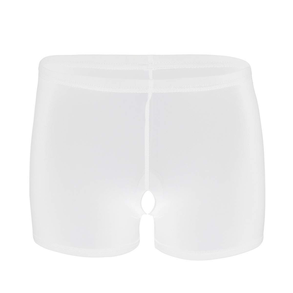 Sexy Sheer Mesh Women's Boy Shorts - Stretchy Lace Panties & Underwear for Comfort & Style - Perfect for Sleepwear, Lingerie, and Intimate Moments