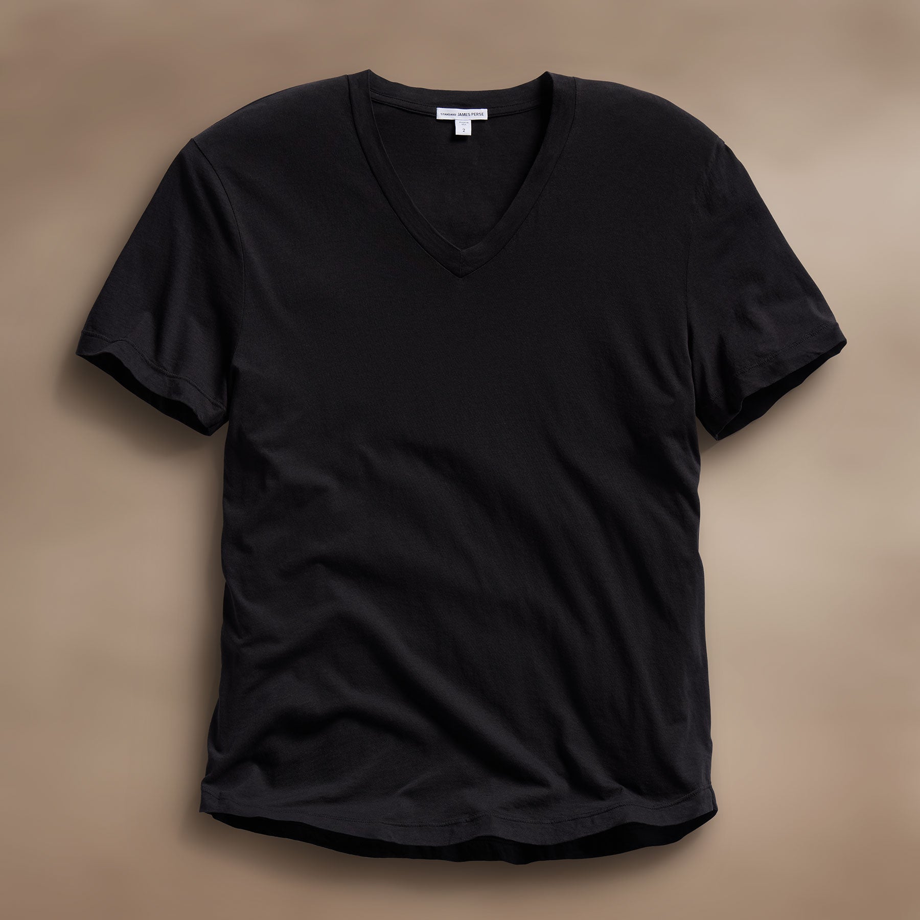 Black Clear Jersey V-Neck T-Shirt for Women - Soft & Comfortable Casual Wear - Perfect for Everyday Outfits, Layering, and Lounge Wear
