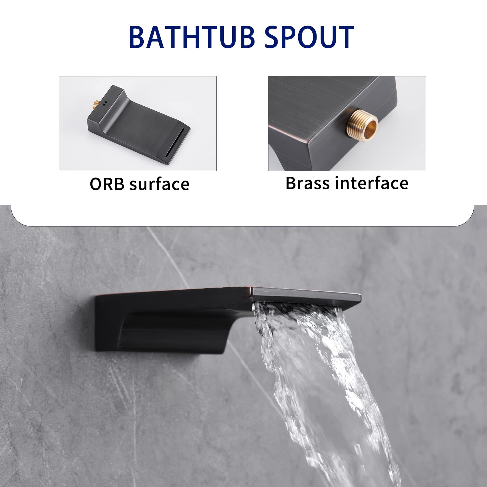 Gabrylly Oil Rubbed Bronze Shower System - 10