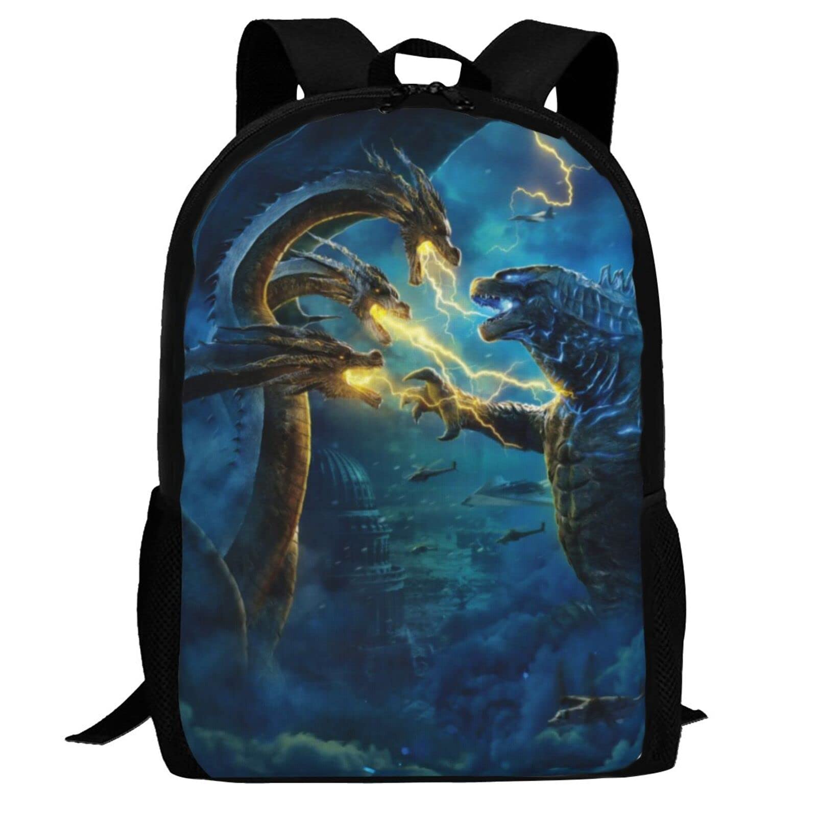 3D Printed Cartoon Monster Backpack - Lightweight Travel Bag, School Book Bag & Laptop Backpack for Teens Boys Girls - Perfect for School, Travel, Sports & Daily Use