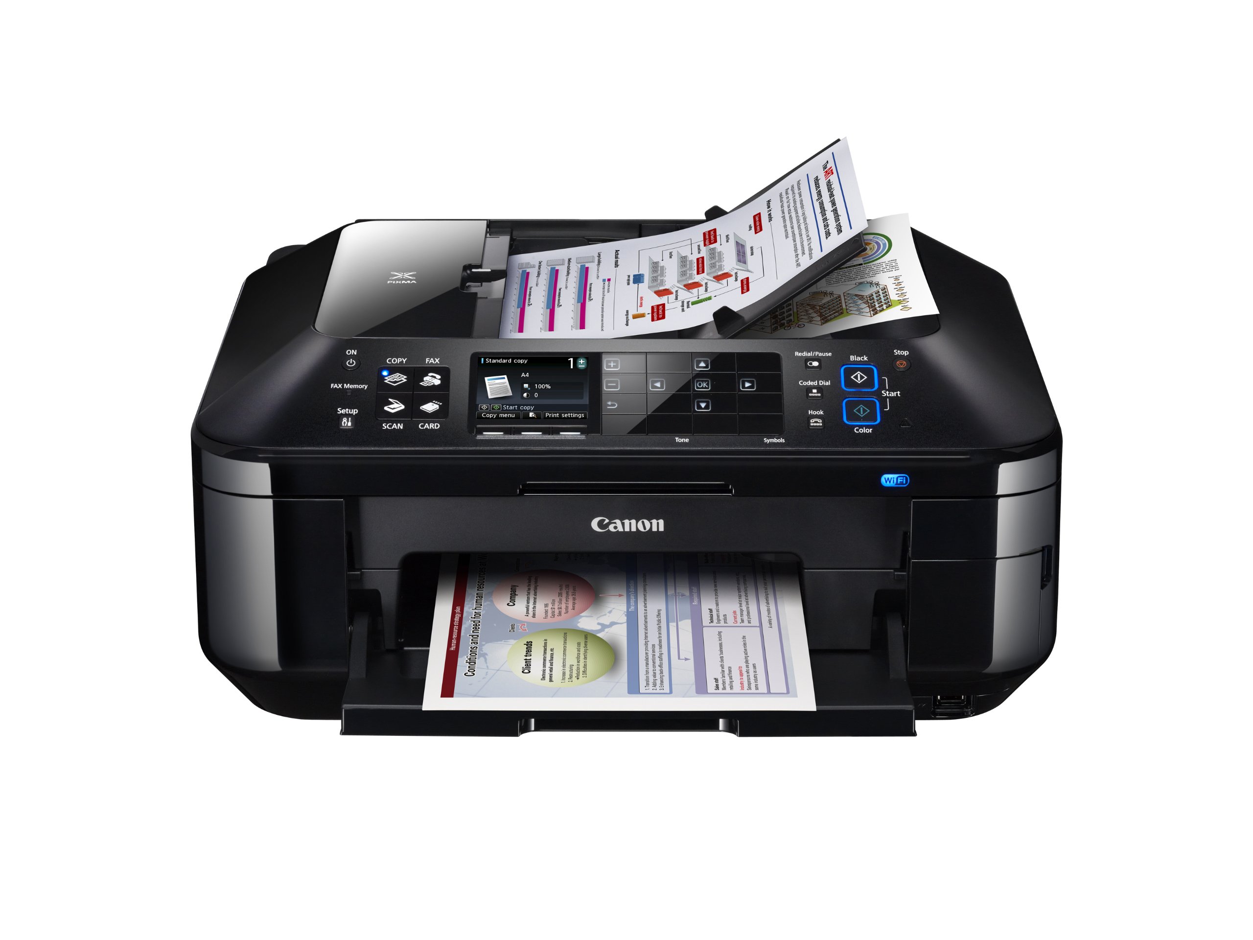 Canon Pixma MX882 Wireless All-in-One Inkjet Printer for Home & Office - Print, Scan, Copy & Fax (4894B002) | Perfect for Remote Work & Small Business Documents