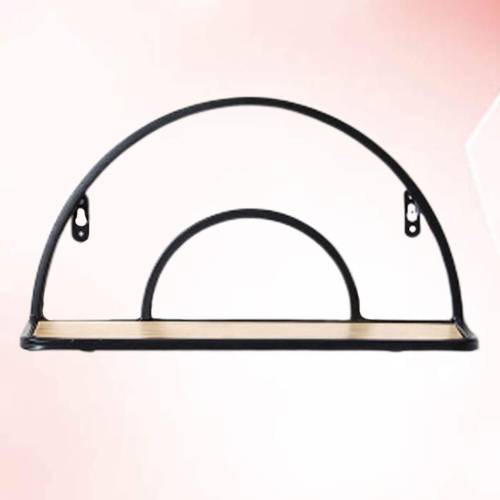 Decorative Shelf Brackets - Heavy Duty Wall Mounted Storage Rack with Iron Hanging Holder for Home & Office Organization | Perfect for Kitchen, Bathroom, Living Room & Garage Storage Solutions