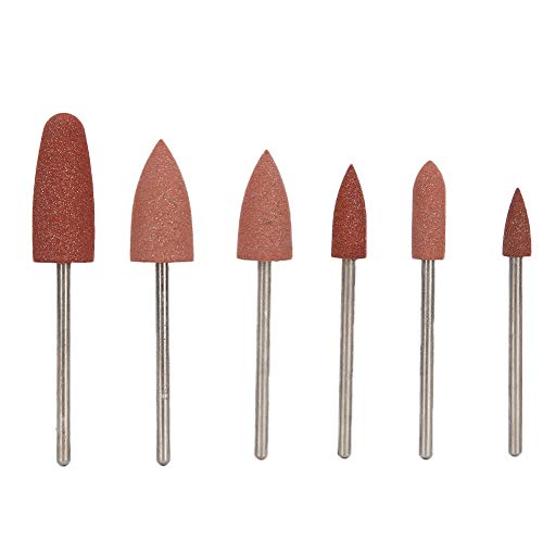 Professional 6pc Nail Drill Bit Set for Dead Skin & Callus Removal - High Quality Nail Grinding Heads for Home & Salon Gel Nails, Cuticle Care - Perfect for Manicures, Pedicures & Nail Art (Set 05)
