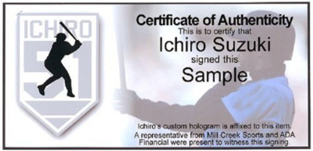 Authentic Ichiro Suzuki Signed Seattle Mariners Baseball - Rawlings Official MLB with COA - Perfect for Sports Memorabilia Collectors and Baseball Fans