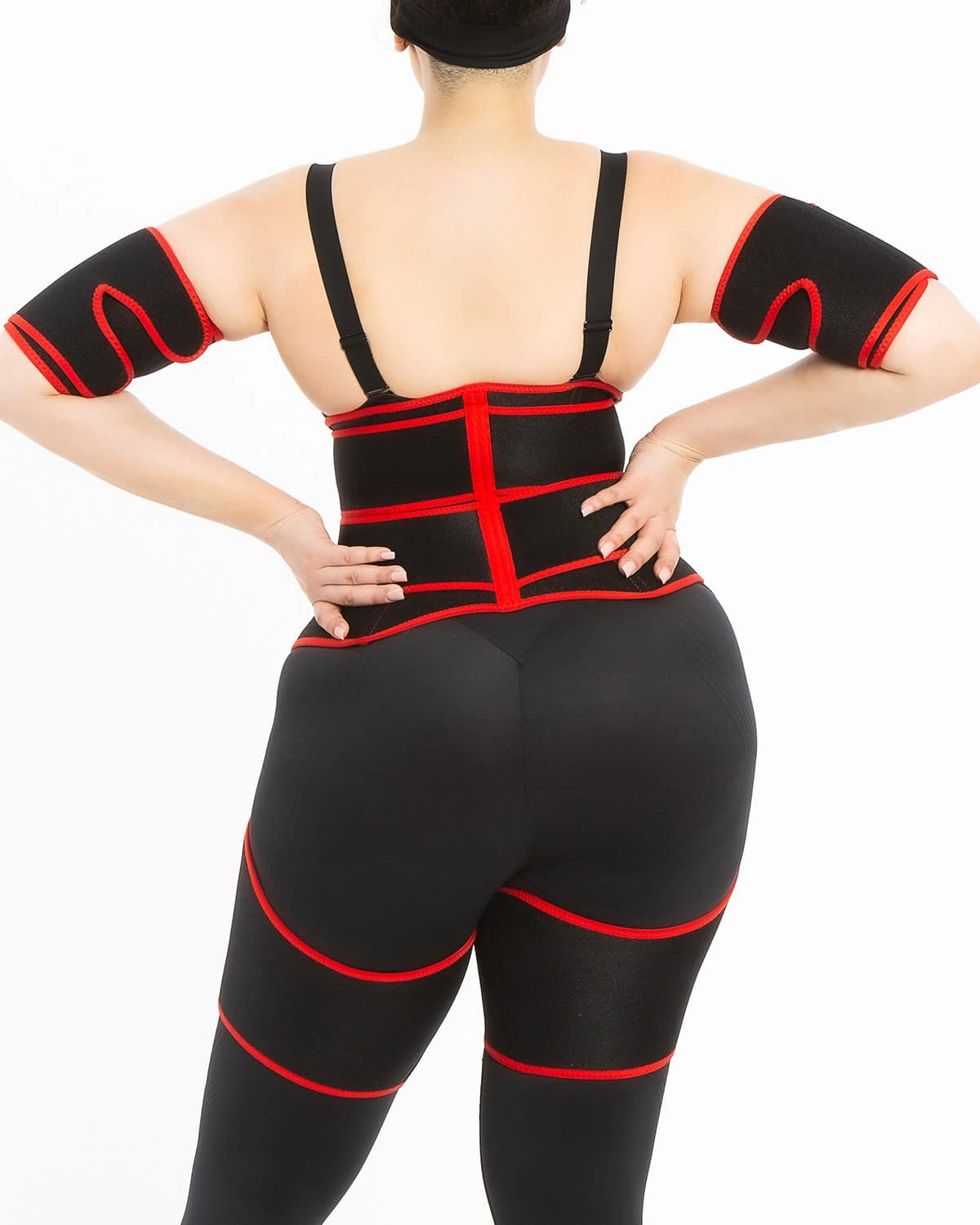 NeoSweat® 3-in-1 Waist Trimmer, Thigh Slimmer & Butt Lifter for Women - Tummy Control & Body Shaper for Workout, Gym & Everyday Wear