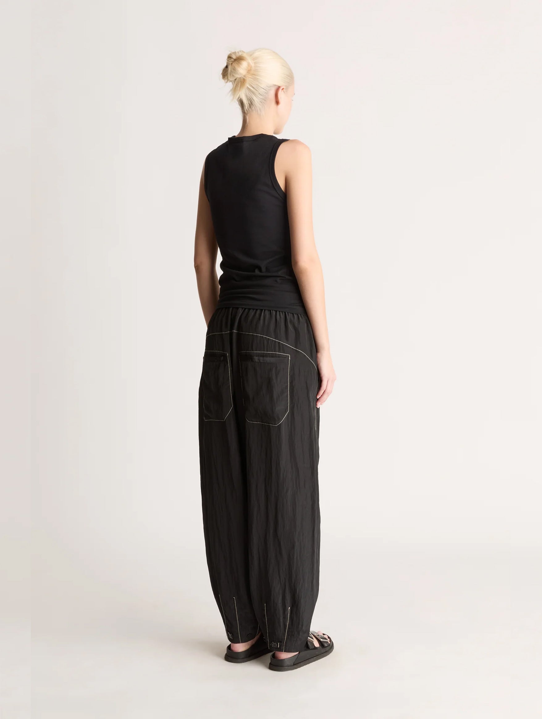 Black Sandy Pant - Comfortable & Stylish Women's Casual Pants for Everyday Wear, Work & Travel