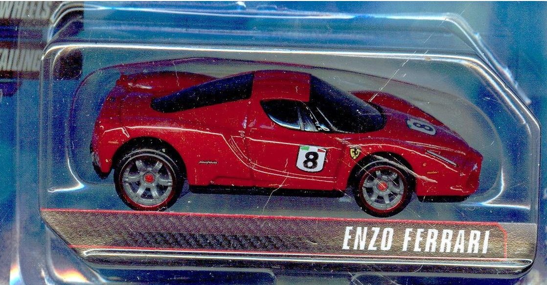 Hot Wheels 1:64 Scale Enzo Ferrari Red Speed Machine Die-Cast Toy Car - Collectible Racing Model for Kids & Adults, Perfect for Display, Play & Racing Scenes