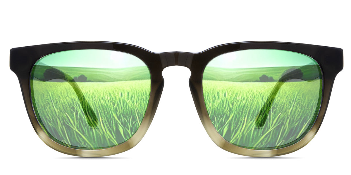 Orlo Men's Prescription Tinted Glasses - UV Protection & Blue Light Blocking for Work, Driving & Outdoor Activities