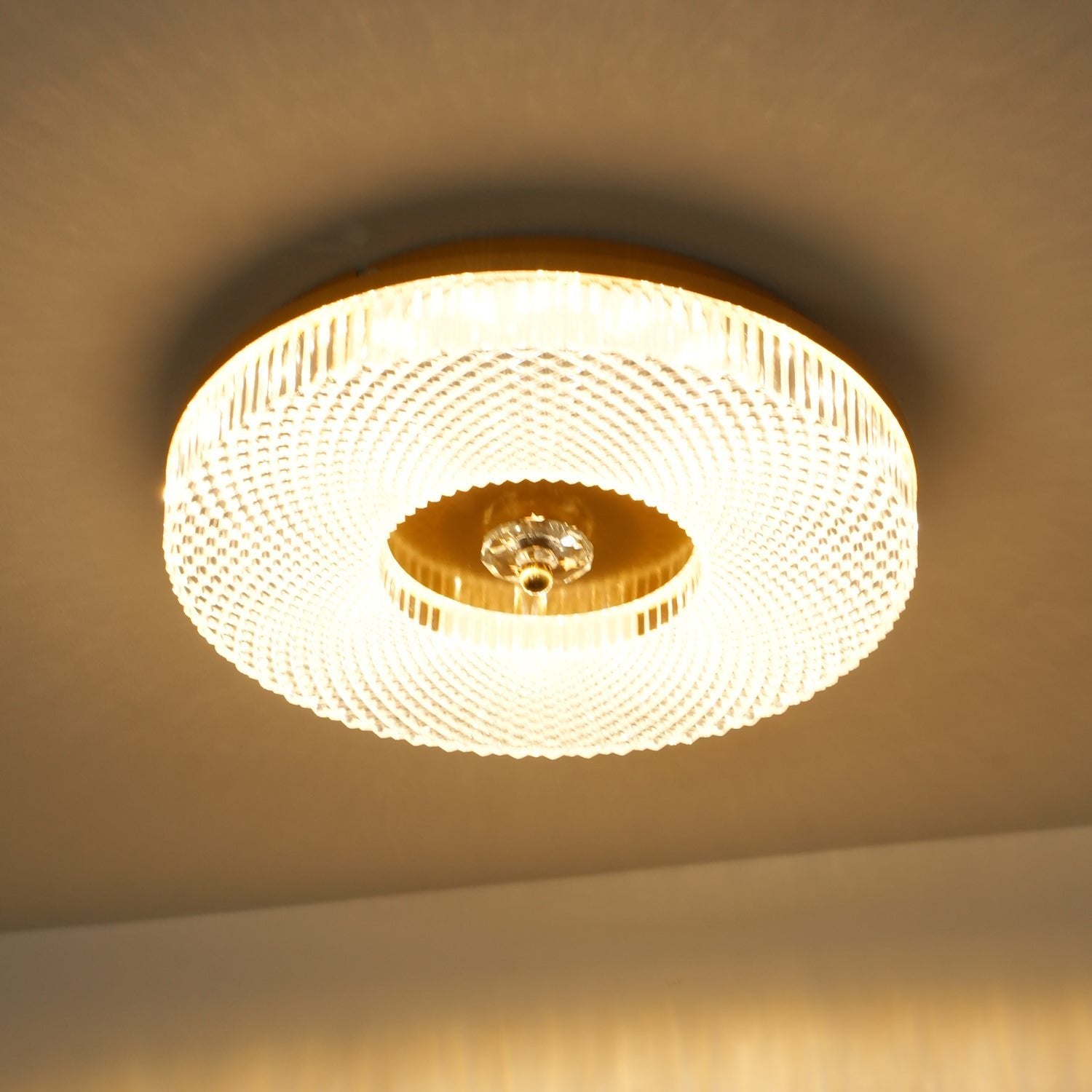 Ayla LED Flush Mount Ceiling Light Fixture - Modern Round Dimmable Lighting for Bedroom, Kitchen, Hallway & Living Room - Energy Saving Bright White Light (3000K) - Easy Installation Indoor Ceiling Lamp