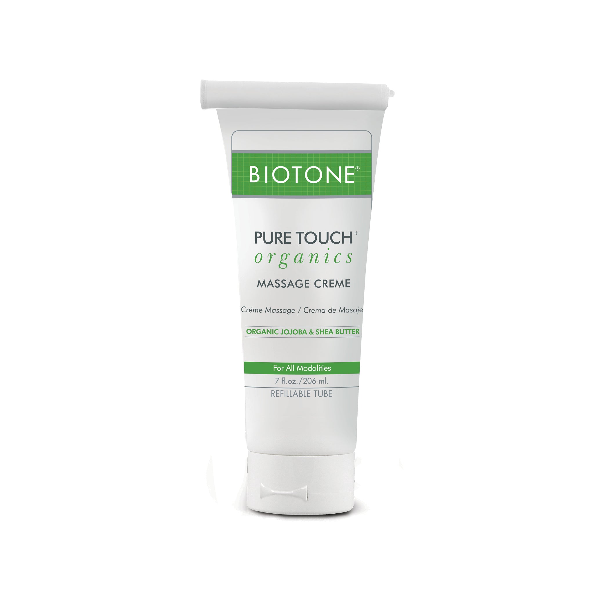 BIOTONE® Pure Touch Organics Massage Cream - Organic & Hypoallergenic Massage Lotion for Spa, Therapy & Relaxation at Home