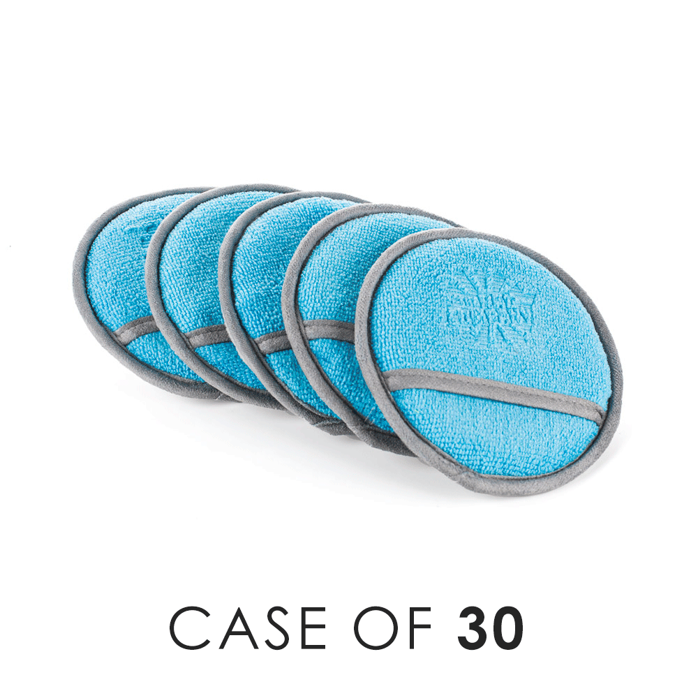 Premium Ultra No Soak Round Detailing Applicator Pads - 6 Pack for Car Detailing, Waxing & Polishing - Microfiber Foam Pads for Professional Auto Care & DIY Enthusiasts