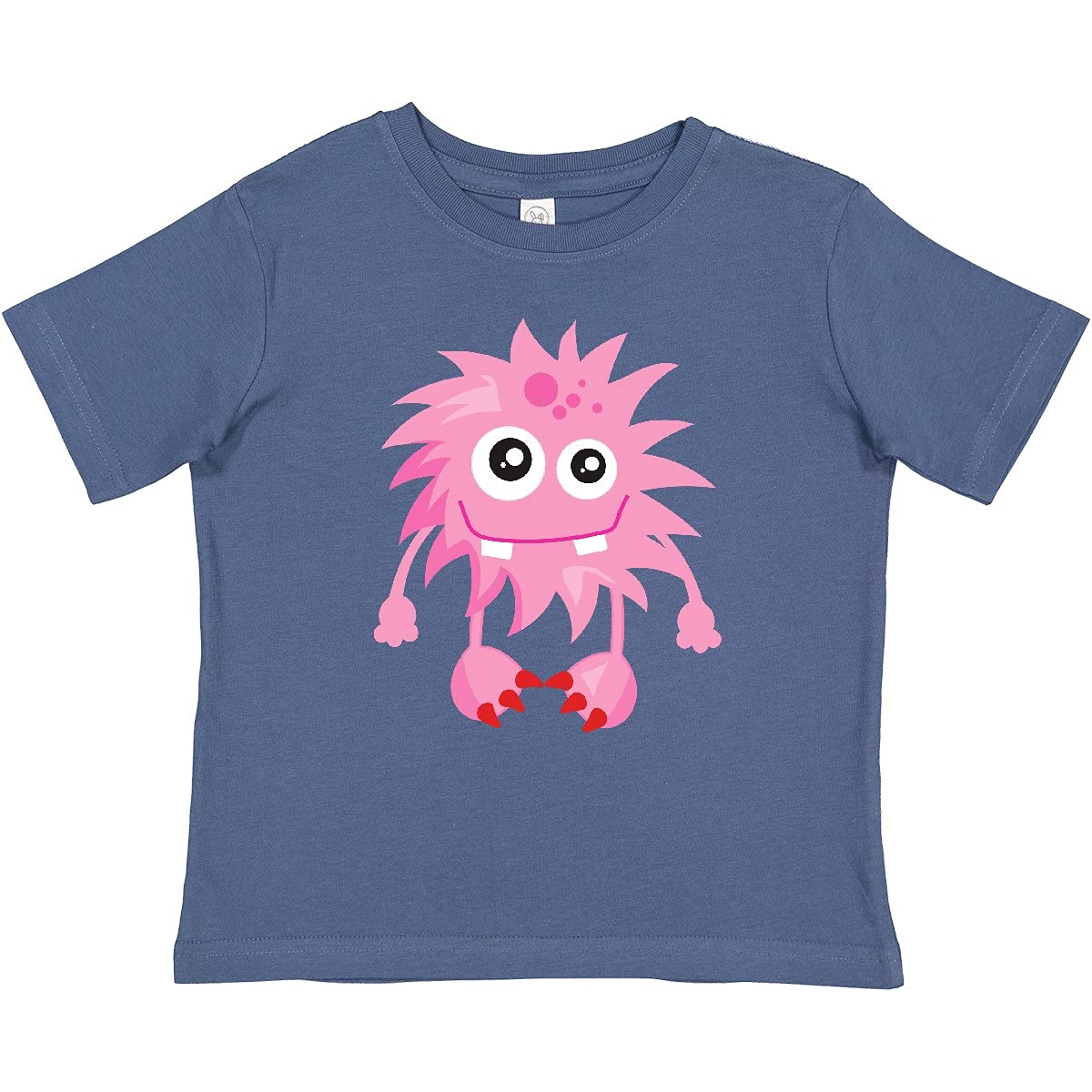 Inktastic Furry Monster Pink Cute Silly Baby T-Shirt - Soft Cotton Tee for Kids & Toddlers - Perfect for Playdates, Birthdays & Everyday Fun