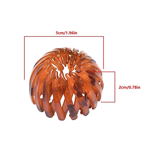 CHIROGRAPHY Fashion Women's Hair Claw Clips - Ponytail Holder, Bird Nest Hair Accessories for Women & Girls (Set of 3) - Perfect for Work, Parties & Everyday Styling