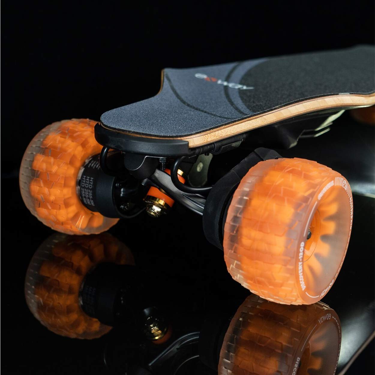 IWONDER Cloud Wheel 120mm All-Terrain Electric Skateboard Wheels - Patented Damping Foam Core, Translucent Urethane for Off-Road & Longboard (Not for Hub Motor) - Perfect for Commuting, Campus Travel & Outdoor Adventures