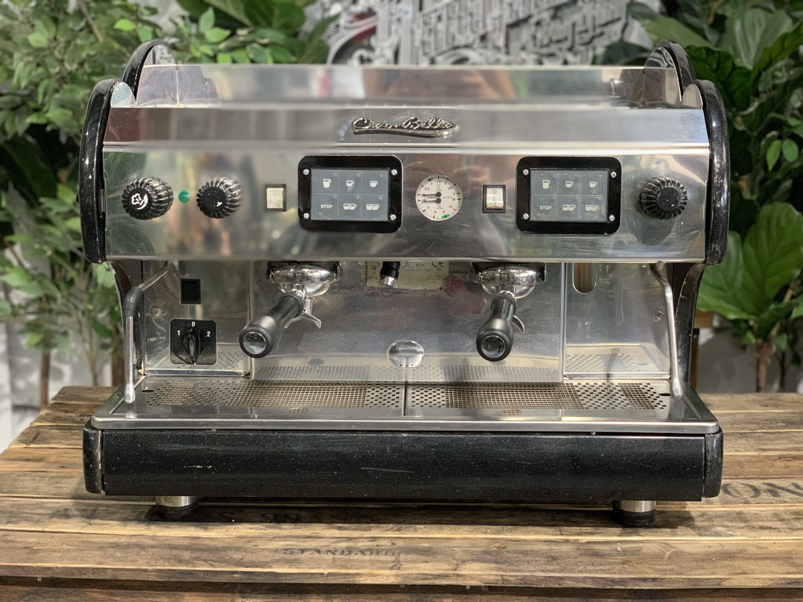 Ciao Bella 2 Group Espresso Machine - Professional Commercial Coffee Maker for Cafes & Restaurants - Perfect for Baristas & Coffee Shops
