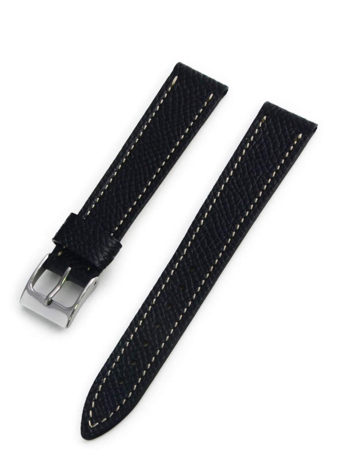 Premium 16mm Calf Leather Watch Strap for Men & Women - Compatible with Brest Watches - Includes Free Tools - Perfect for Dress, Casual & Business Wear