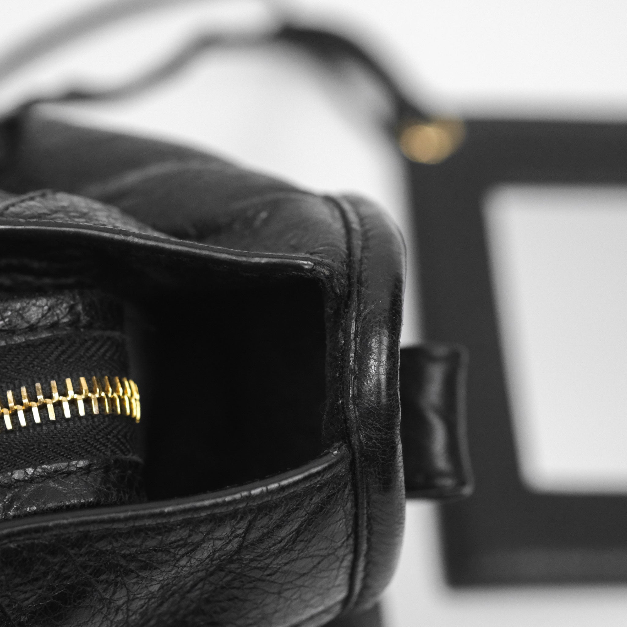Balenciaga Classic City Bag in Black Calfskin with Gold Hardware - Luxury Handbag for Women, Perfect for Work, Travel & Everyday Use