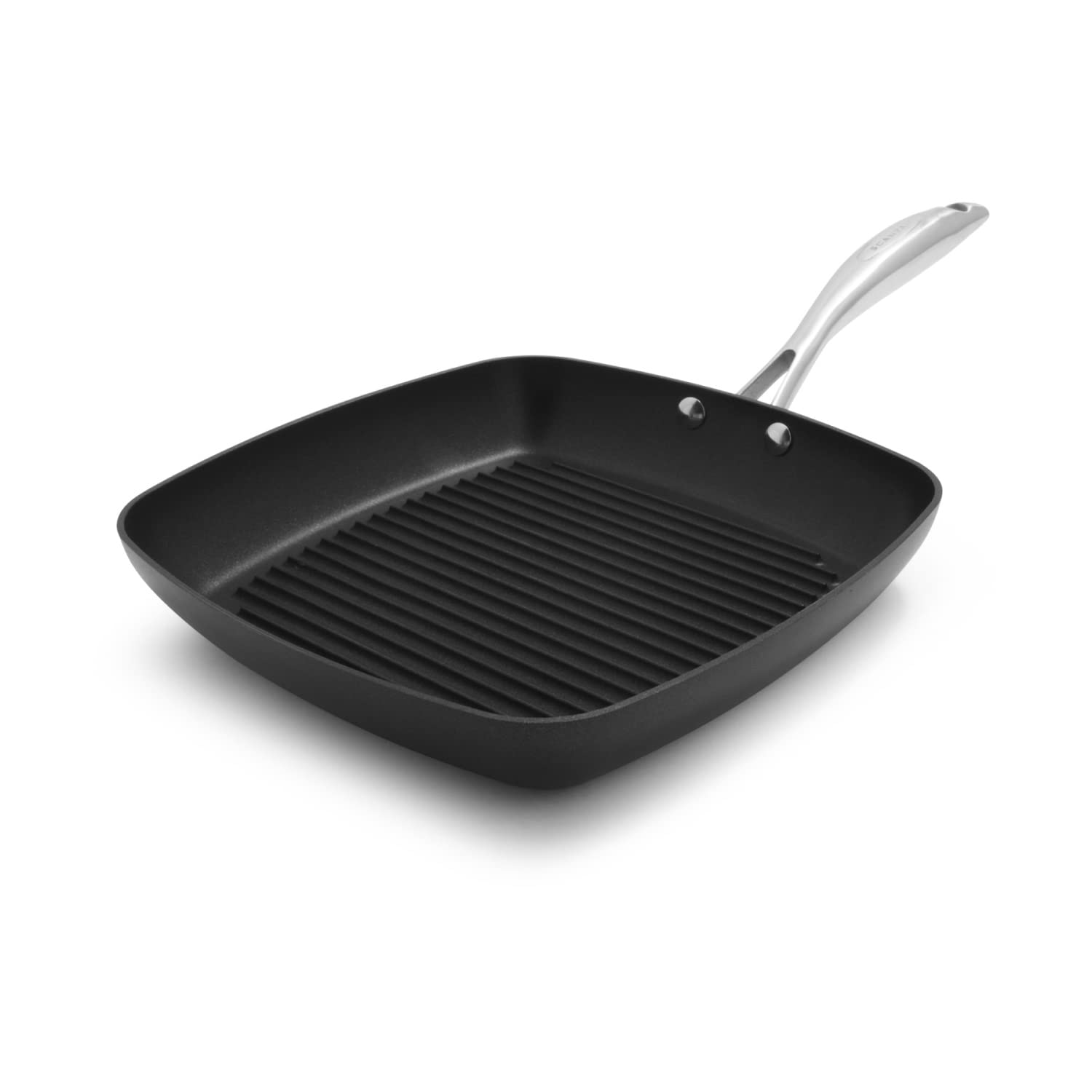 Scanpan Pro IQ 11-Inch Nonstick Griddle Pan - Professional Cookware for Stovetop & Oven Use - Dishwasher Safe & Metal Utensil Friendly - Handcrafted in Denmark - Perfect for Pancakes, Burgers & Steakhouse-Style Cooking at Home