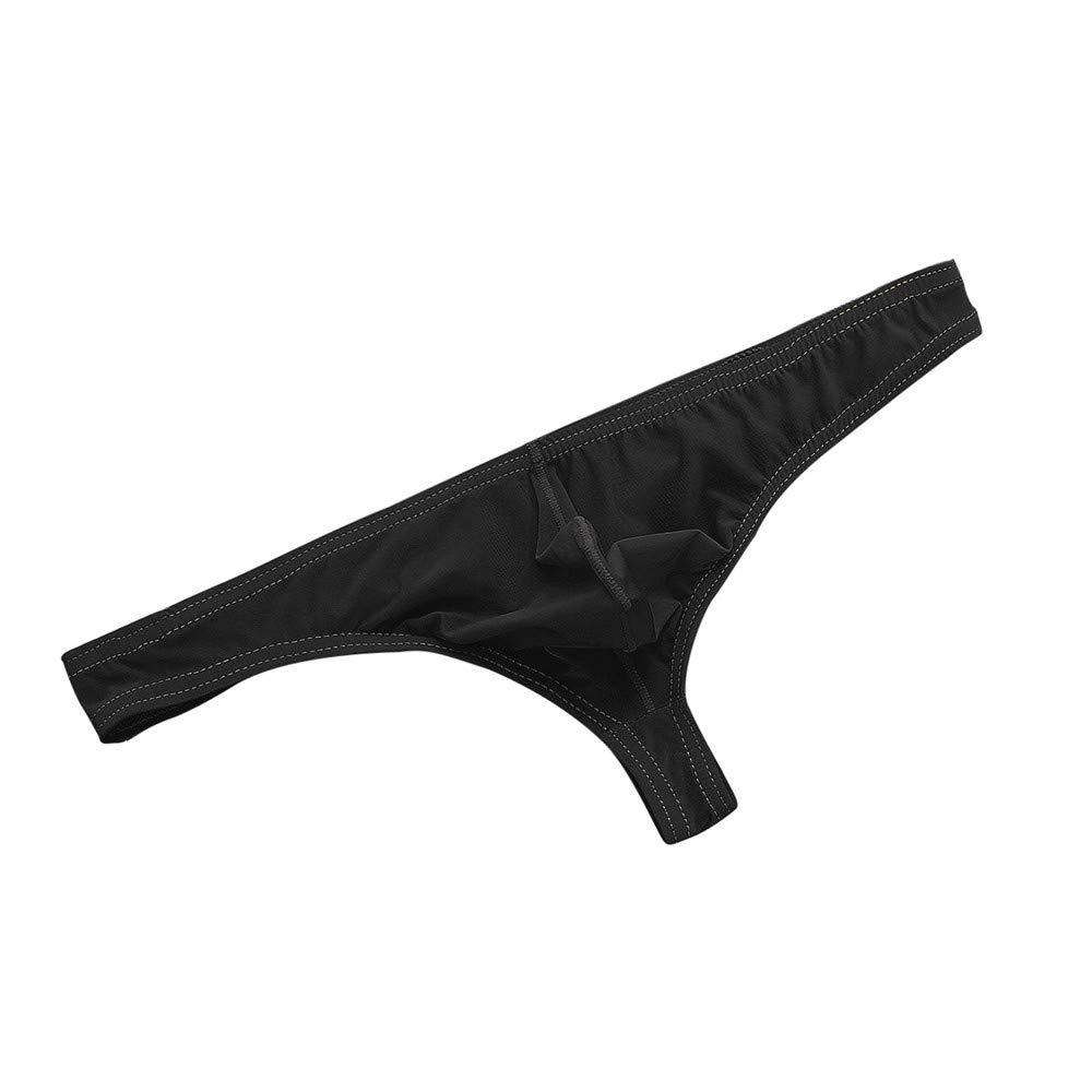 Men's Silk Thong Underwear Large Size - Breathable & Comfortable T-Back Panties for Men - Sexy & Smooth Underwear for Daily Wear, Sleep, and Intimate Moments