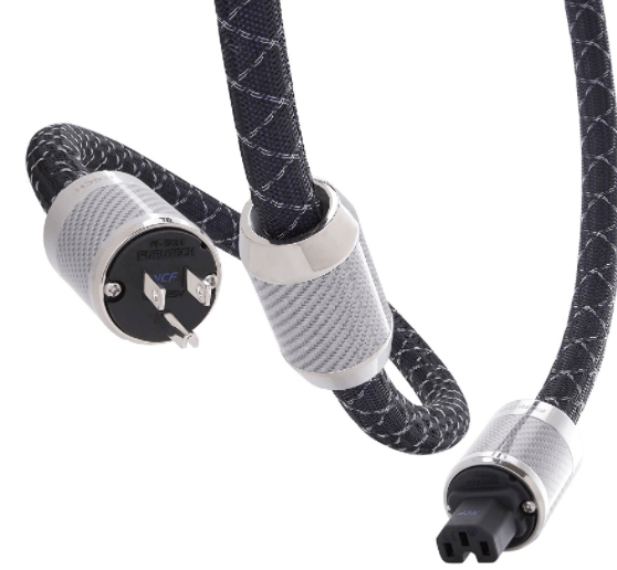 Furutech NanoFlux NCF High-End Audio Power Cable for HiFi Systems, Home Theater & Studio Equipment - Premium 6N Copper Conductor with Noise Reduction Technology