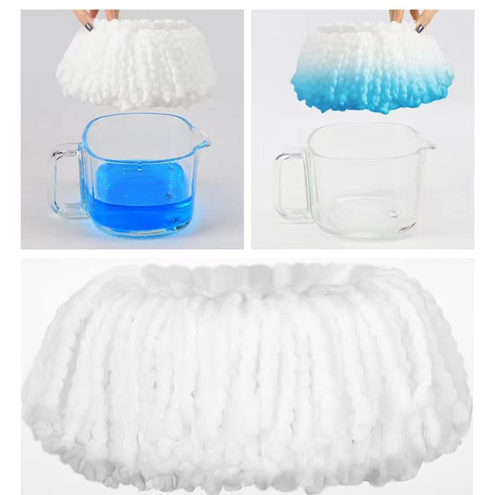360° Microfiber Spin Mop Refills 6-Pack - Standard Size Round Replacement Heads for Spin Mop and Bucket System - Easy Cleaning for Floors, Tiles & Hardwood Surfaces - Perfect for Kitchen, Bathroom & Home Cleaning