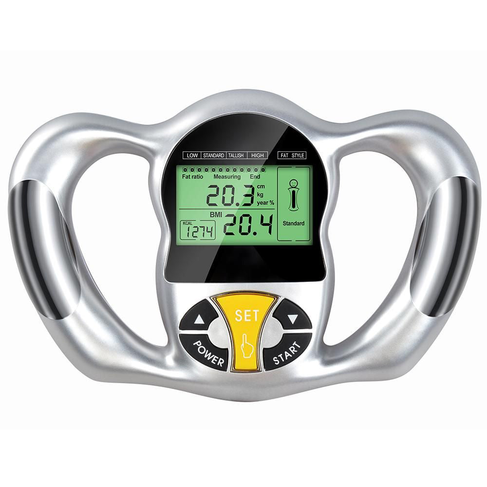 Accurate Handheld Body Fat Analyzer - Portable Body Composition Monitor for Weight Loss & Fitness Tracking - Perfect for Home Gym & Health Enthusiasts