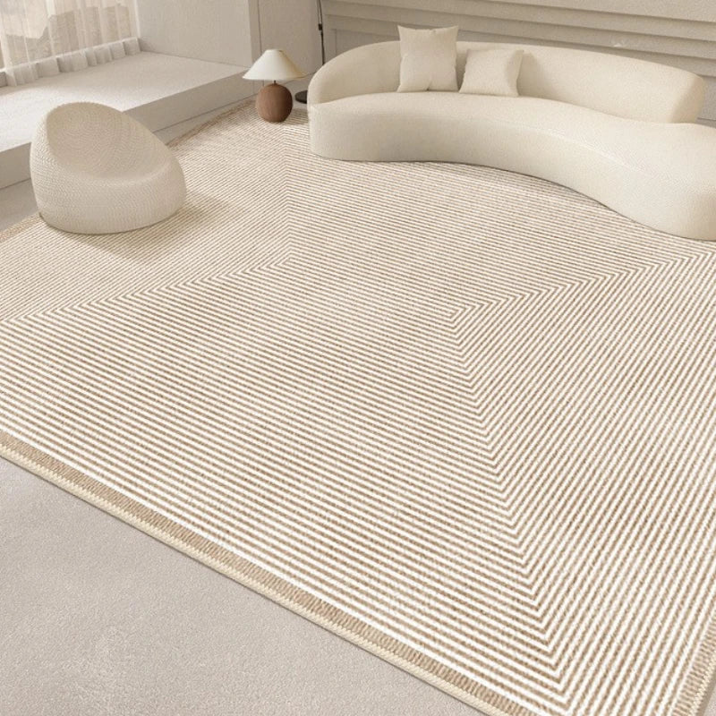 Jaylah Modern Wave Waterproof Area Rug - Non-Slip Soft Living Room Carpet for Home Decor, Bedroom, Nursery, Office | Indoor & Outdoor Use