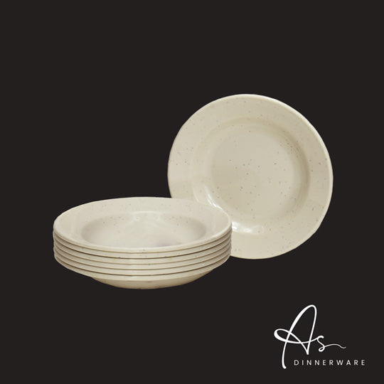 7-Piece Soup Plate Set - 6 Sets per Pack (36 Packs per Carton) - AS1507 6M - Perfect for Restaurants, Catering & Home Dining