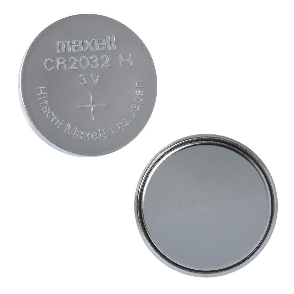 Maxell 5-Pack CR2032 3V Lithium Coin Cell Batteries - Genuine OEM Maxell for Watches, Key Fobs, Calculators & Medical Devices