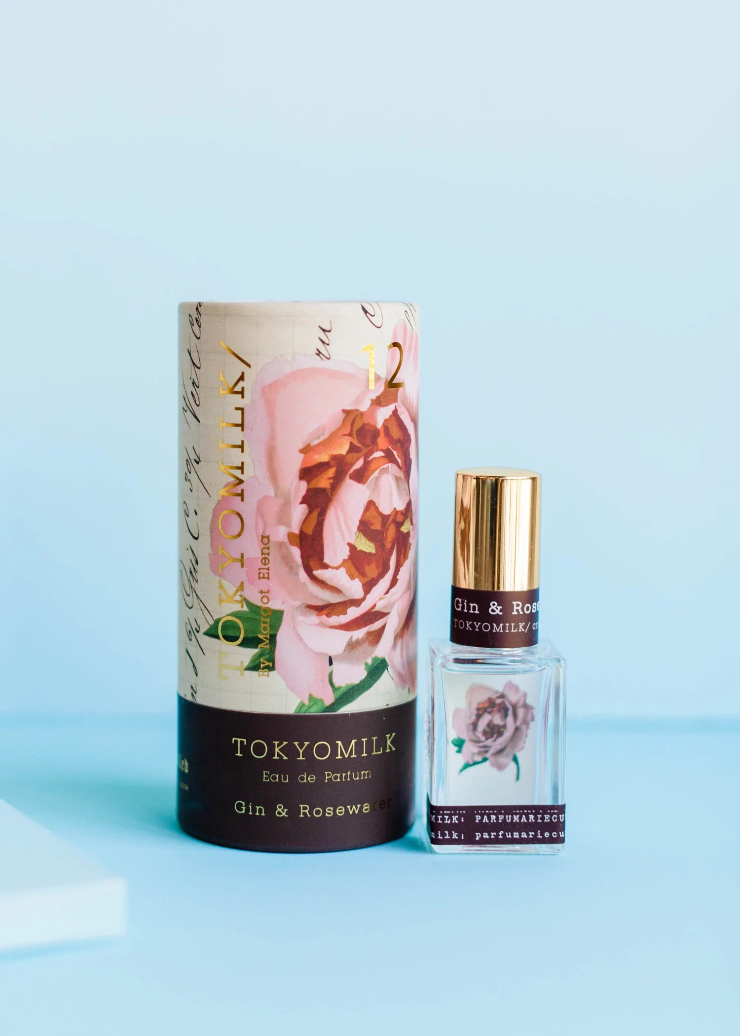 TokyoMilk No. 12 Gin & Rosewater Eau de Parfum - Floral Citrus Perfume for Women, Long-Lasting Fragrance for Date Night & Special Occasions