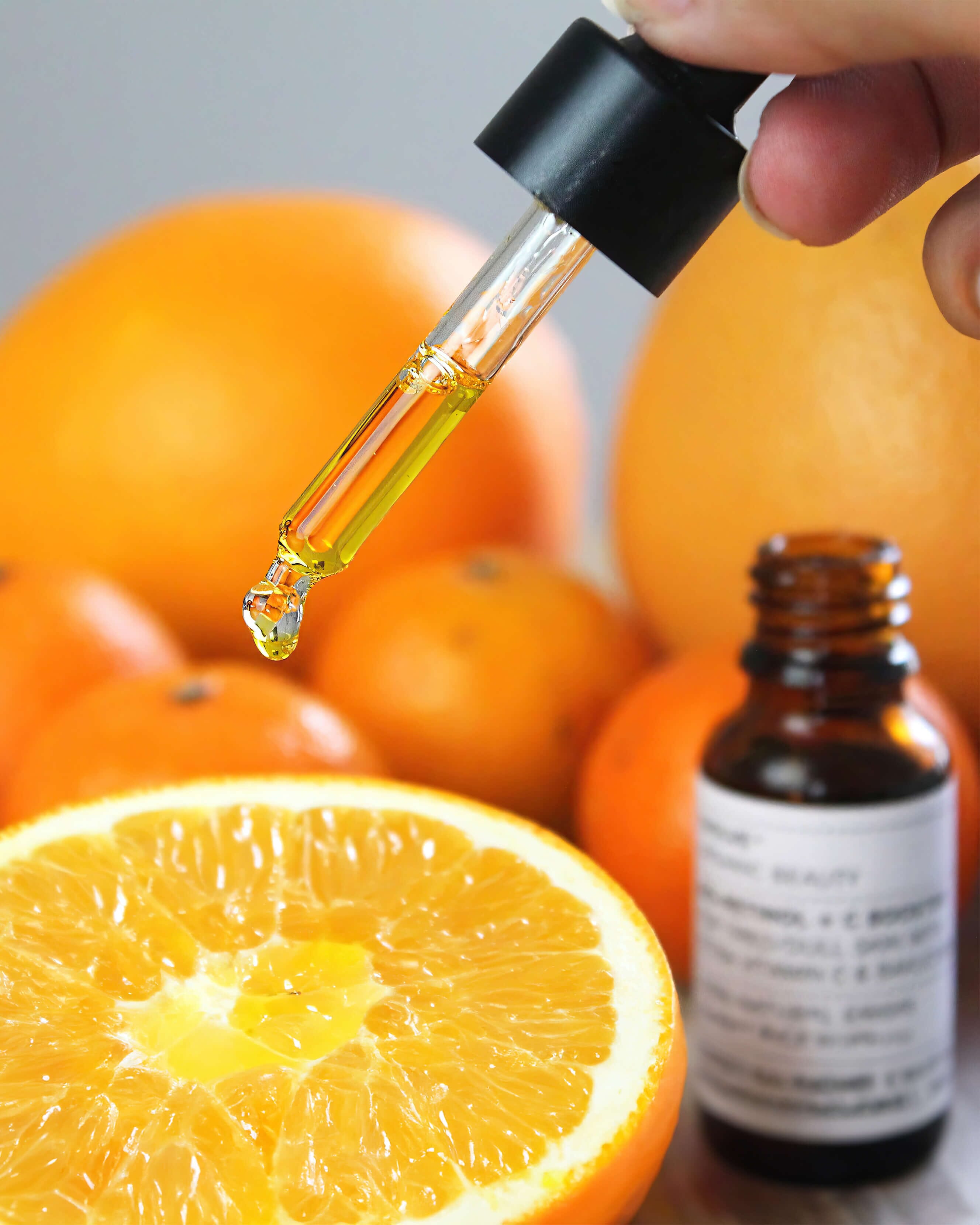 Bio Retinol + Vitamin C Booster Serum for Anti-Aging & Brightening | Day & Night Skincare Routine